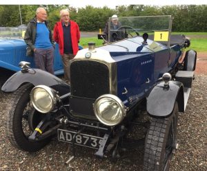 The Oldest car - 1921 Vauxhall 30/98 brought by Chris Chilcott from Stonehaven.