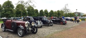 Lagonda 3 litre Carlton, Austin 12/4 New Ascot, Riley 9 Lynx Tourer, Austin 7 Ulster